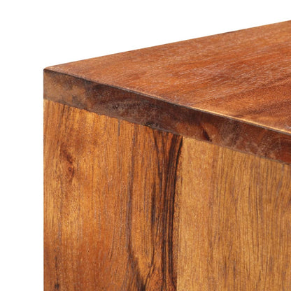 Credenza Alta 80x30x100 cm in Legno Massello di Acacia | homemem39