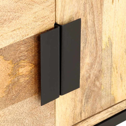 Tavolino da Salotto 90x55x40 cm in Legno Massello di Mango