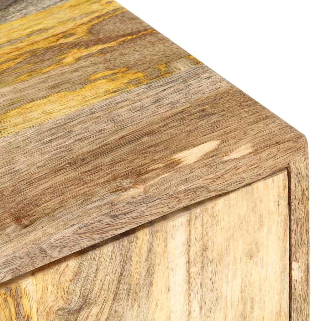 Tavolino da Salotto 90x55x40 cm in Legno Massello di Mango