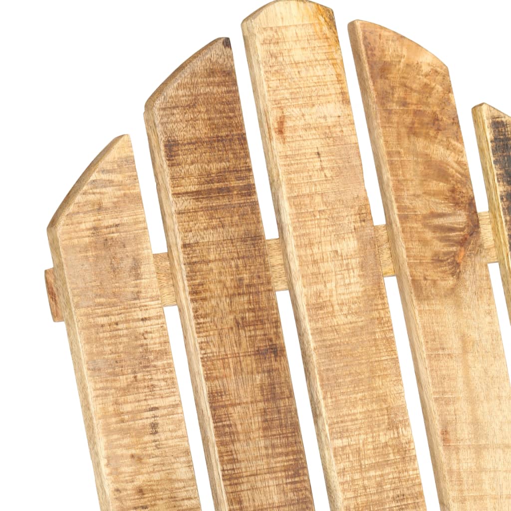 Sedia a Dondolo da Giardino in Legno Massello di Mango | homemem39