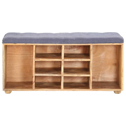 Panca da Ingresso 100x35x47 cm in Legno Massello di Mango | homemem39