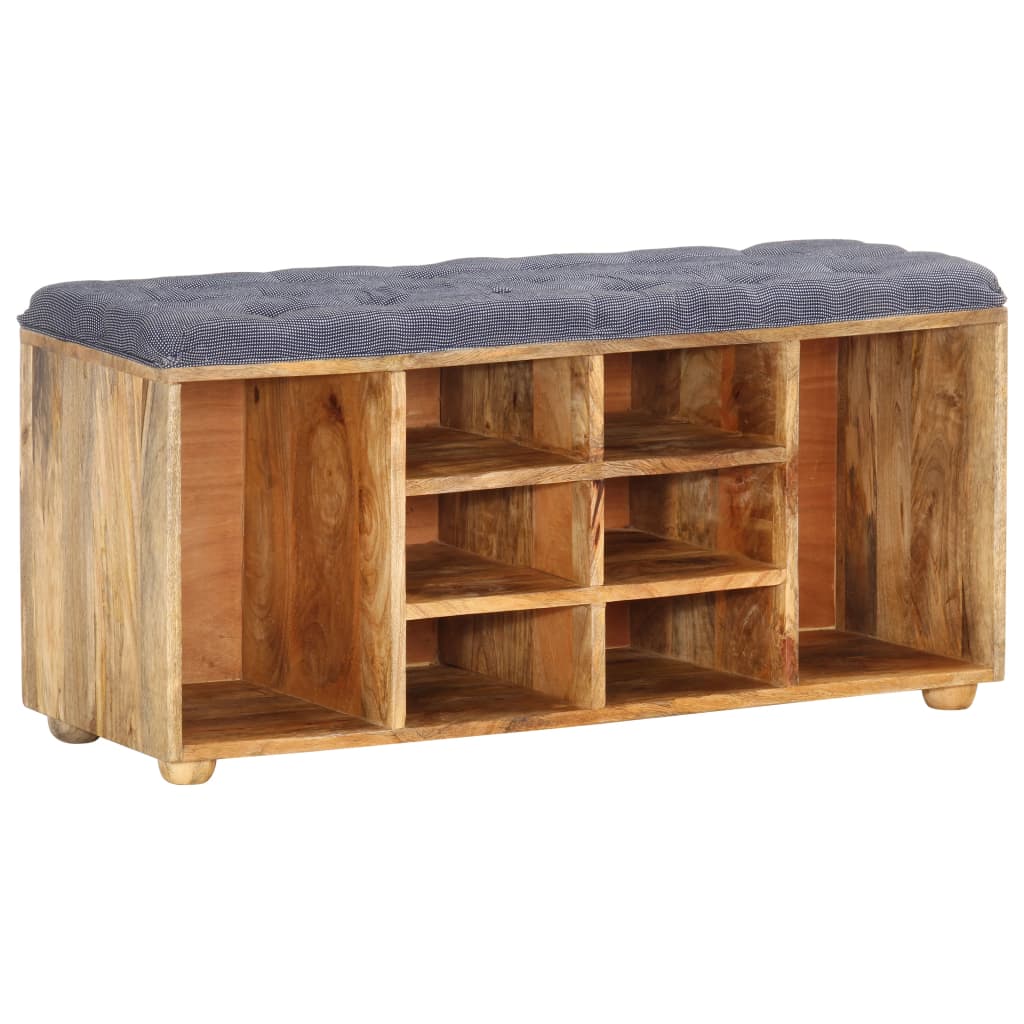 Panca da Ingresso 100x35x47 cm in Legno Massello di Mango | homemem39