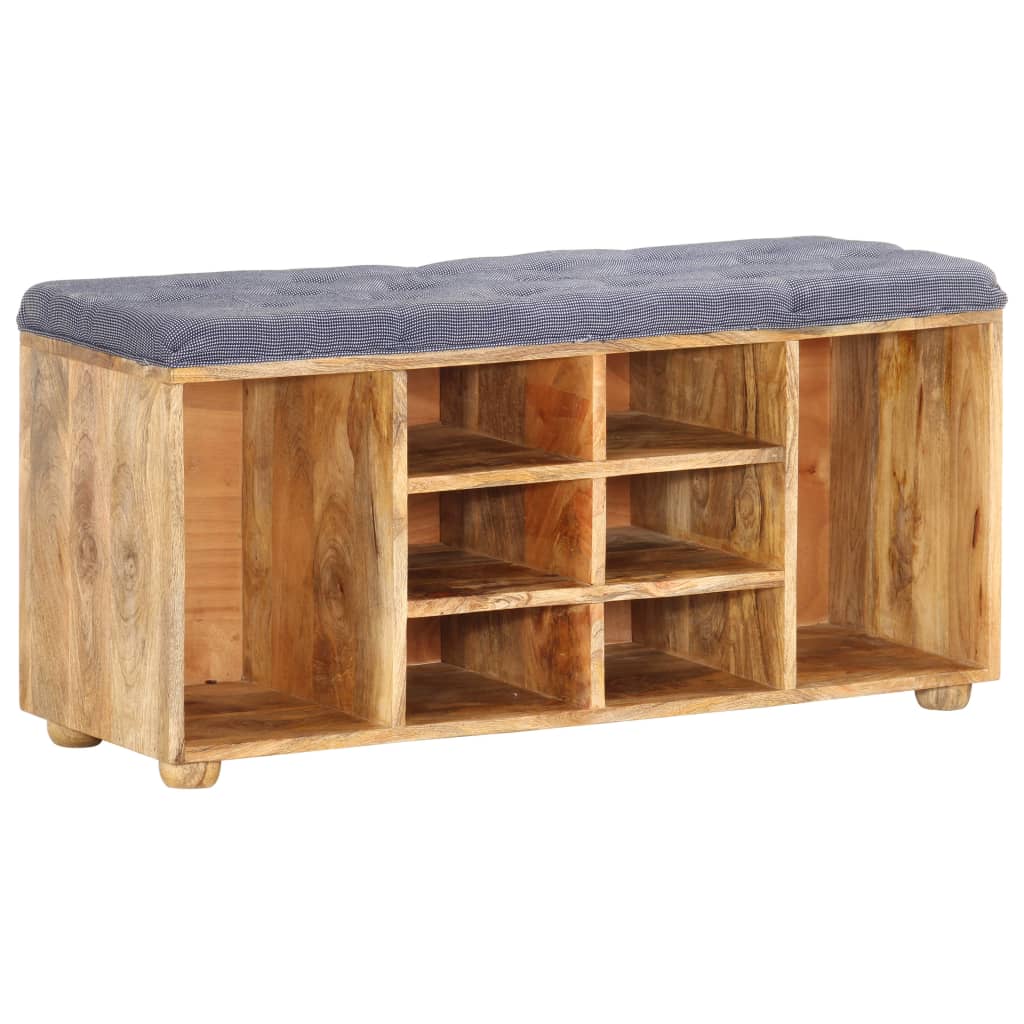 Panca da Ingresso 100x35x47 cm in Legno Massello di Mango | homemem39