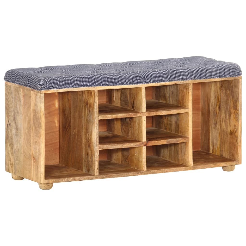 Panca da Ingresso 100x35x47 cm in Legno Massello di Mango | homemem39