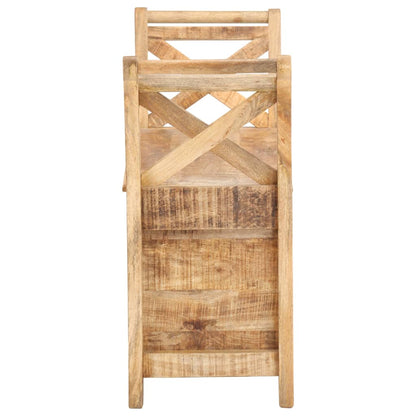 Panca per Ingresso 103x33x72 cm in Legno Massello di Mango | homemem39