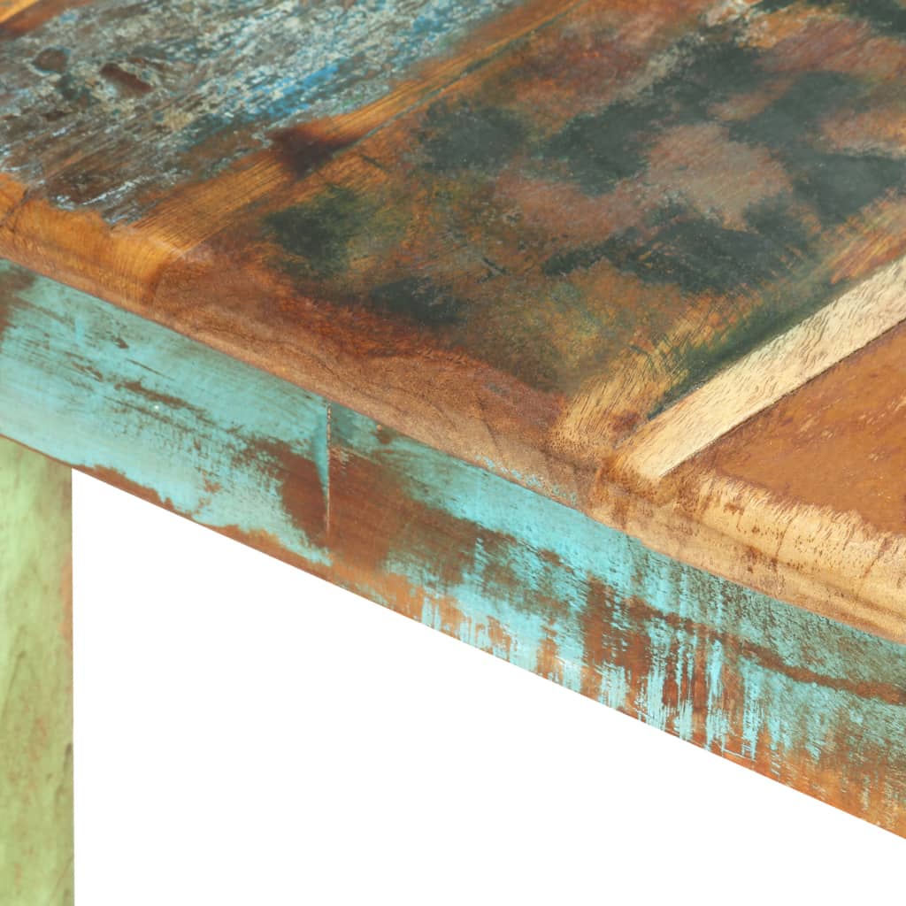 Tavolo da Pranzo in Legno Massello di Recupero 160x80x76 cm | homemem39