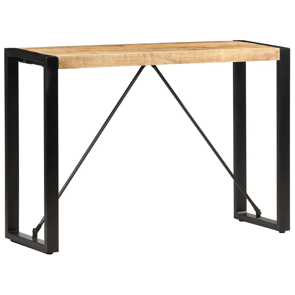 Tavolo Consolle 110x35x76 cm in Legno Massello di Mango - homemem39