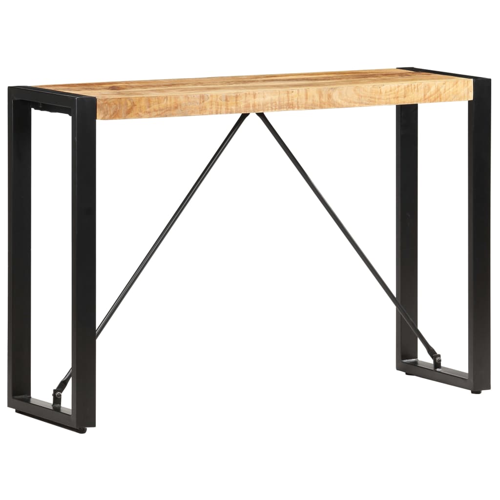 Tavolo Consolle 110x35x76 cm in Legno Massello di Mango - homemem39