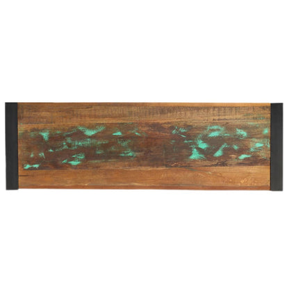 Tavolo Consolle 110x35x76 cm in Legno Massello di Recupero | homemem39