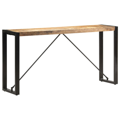 Tavolo Consolle 150x35x76 cm in Legno Massello di Mango