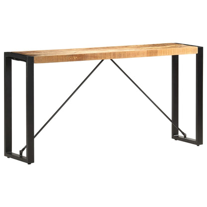 Tavolo Consolle 150x35x76 cm in Legno Massello di Mango