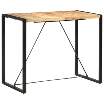 Tavolo da Bar 140x70x110cm in Legno Massello di Mango | homemem39