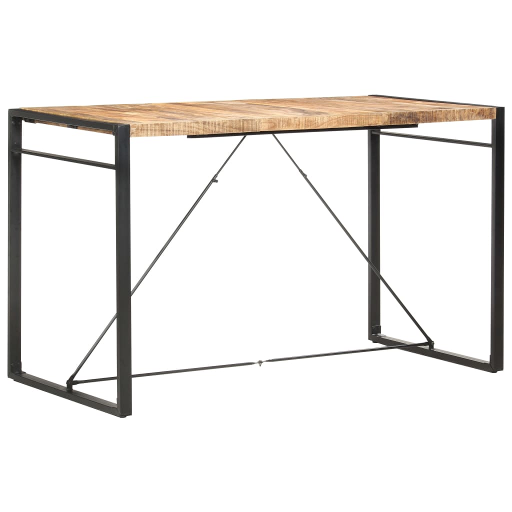 Tavolo da Bar 180x90x110cm in Legno Massello di Mango | homemem39