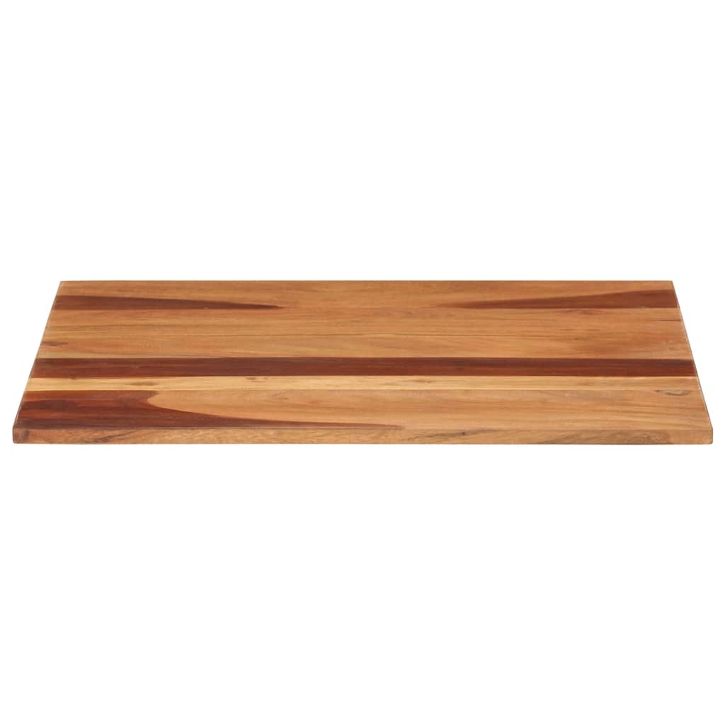 Piano Tavolo in Legno Massello di Acacia 15-16 mm 60x60 cm