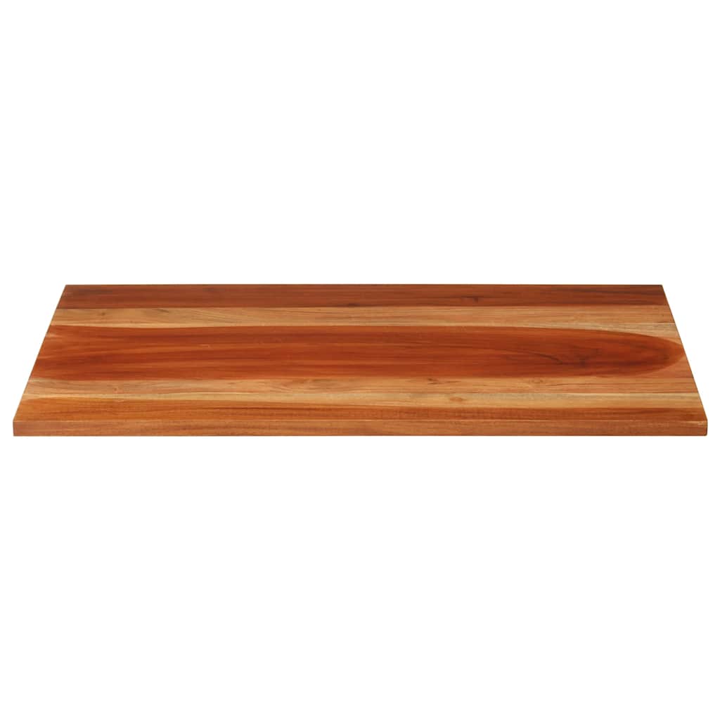 Piano Tavolo in Legno Massello di Acacia 25-27 mm 60x100 cm | homemem39