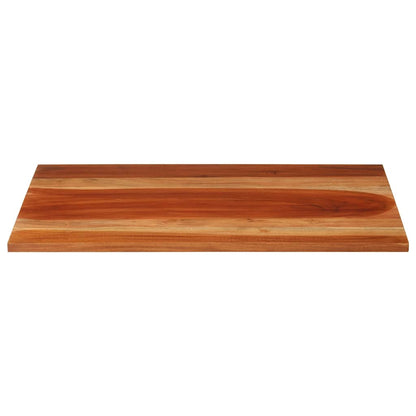 Piano Tavolo in Legno Massello di Acacia 25-27 mm 60x100 cm | homemem39