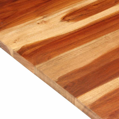 Piano Tavolo in Legno Massello di Acacia 25-27 mm 60x100 cm | homemem39