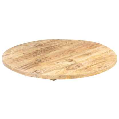 Piano Tavolo in Legno Massello di Mango Rotondo 25-27 mm 70 cm | homemem39