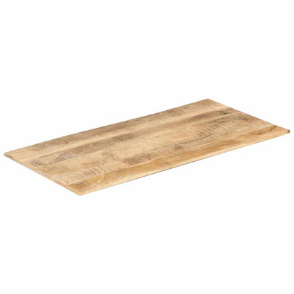 Piano Tavolo in Legno Massello di Mango 15-16 mm 100x60 cm | homemem39