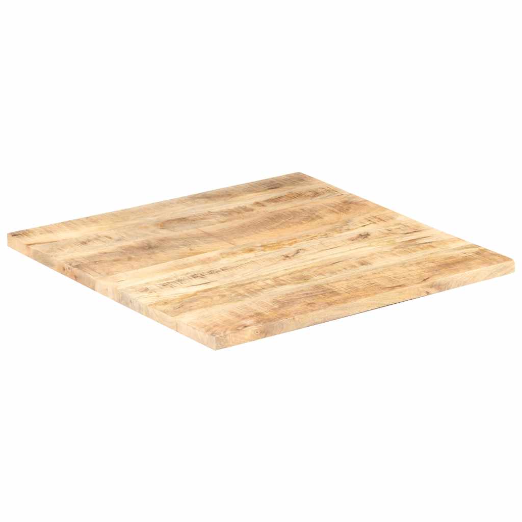 Piano Tavolo in Legno Massello di Mango 25-27 mm 60x60 cm