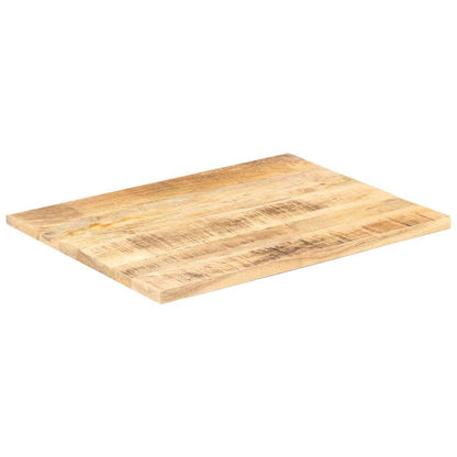 Piano Tavolo in Legno Massello di Mango 25-27 mm 90x60 cm