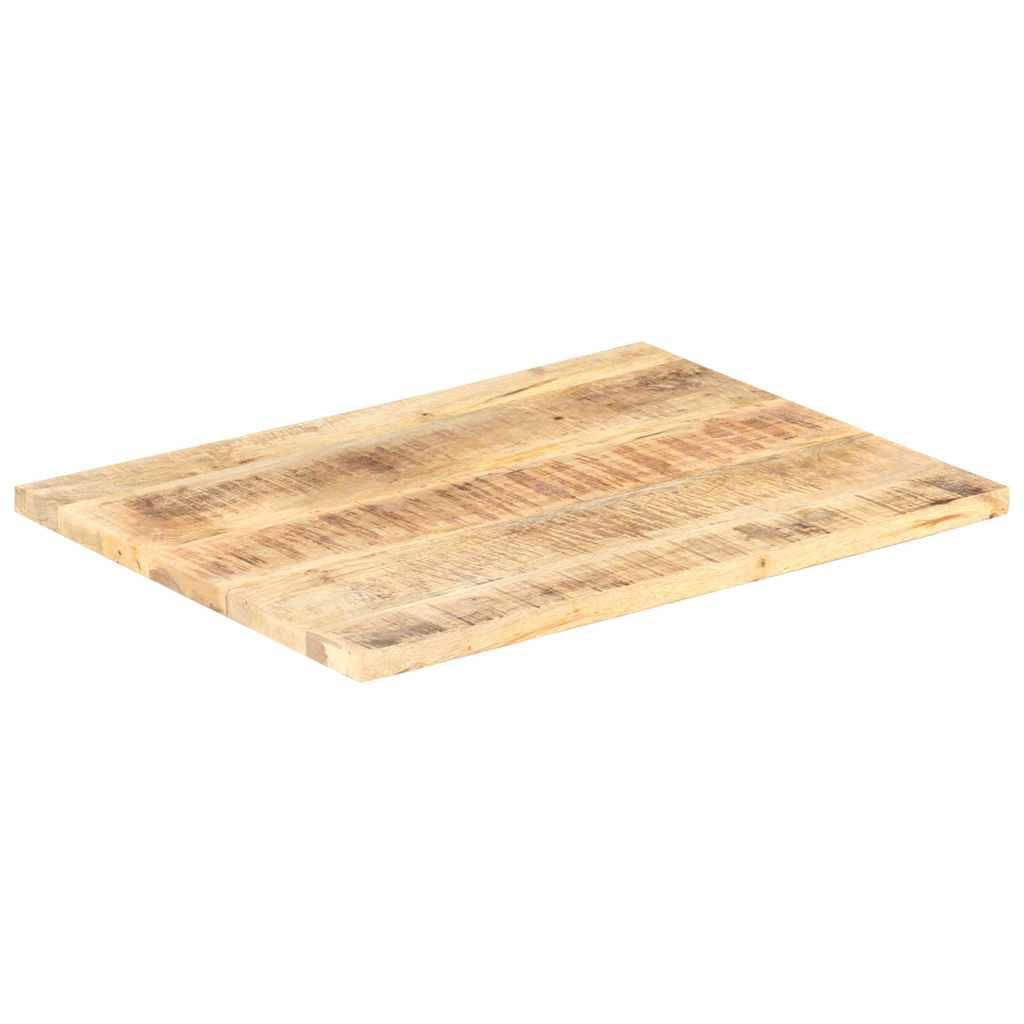 Piano Tavolo in Legno Massello di Mango 25-27 mm 90x60 cm