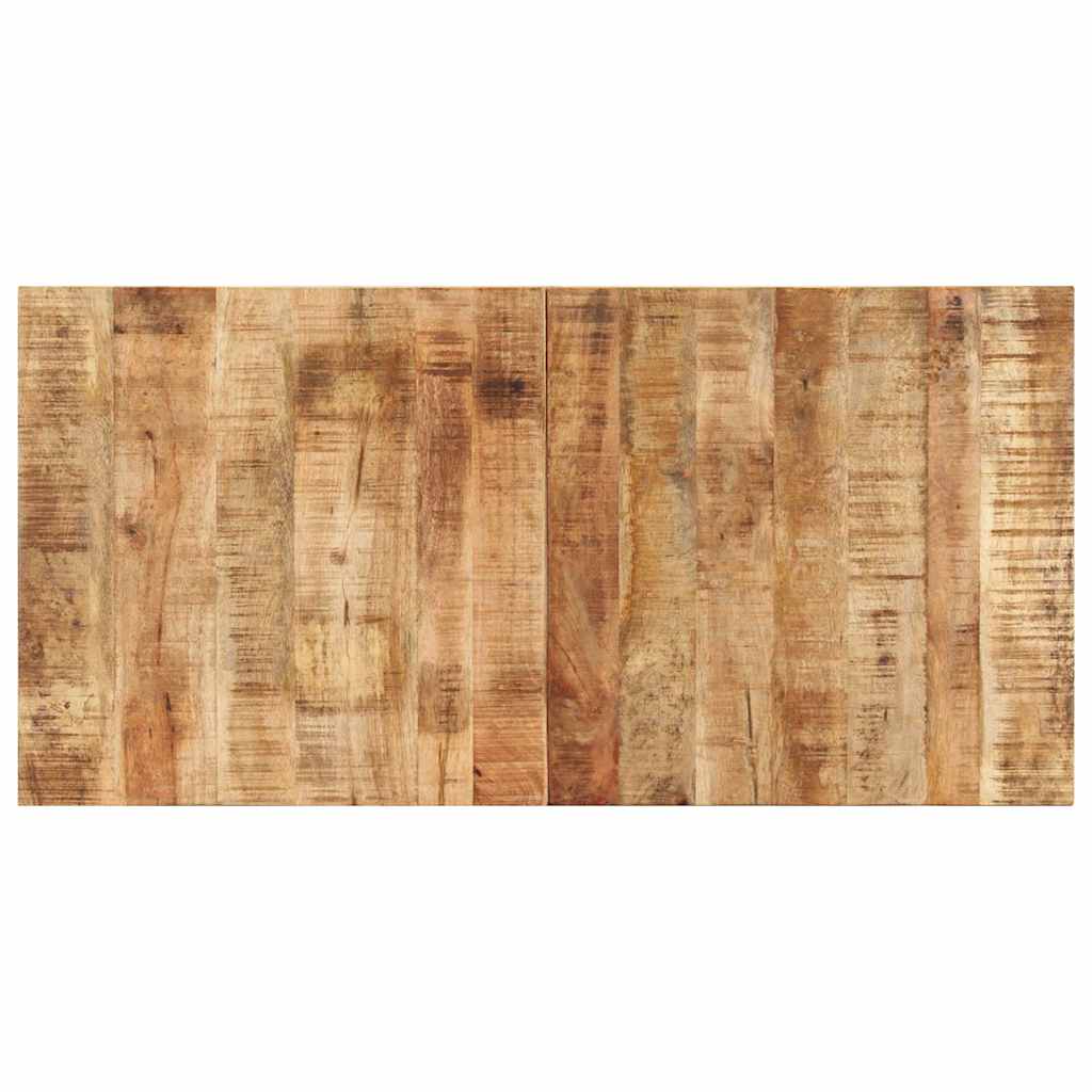 Piano Tavolo in Legno Massello Mango 25-27 mm 120x60 cm | homemem39