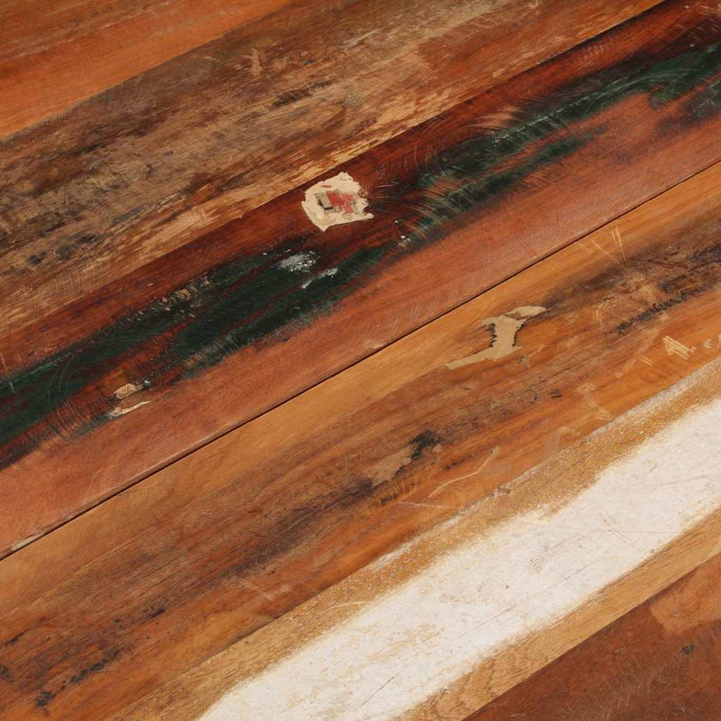 Piano Tavolo Quadrato 70x70 cm 25-27 mm in Legno di Recupero | homemem39