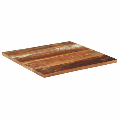Piano Tavolo Quadrato 70x70 cm 25-27 mm in Legno di Recupero | homemem39