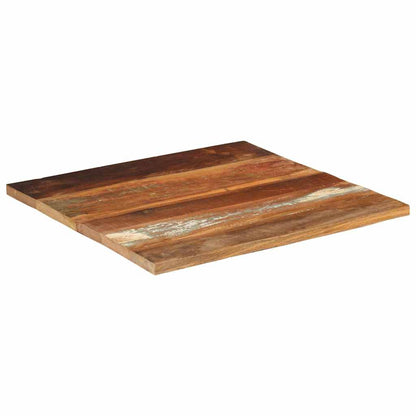 Piano Tavolo Quadrato 70x70 cm 25-27 mm in Legno di Recupero | homemem39