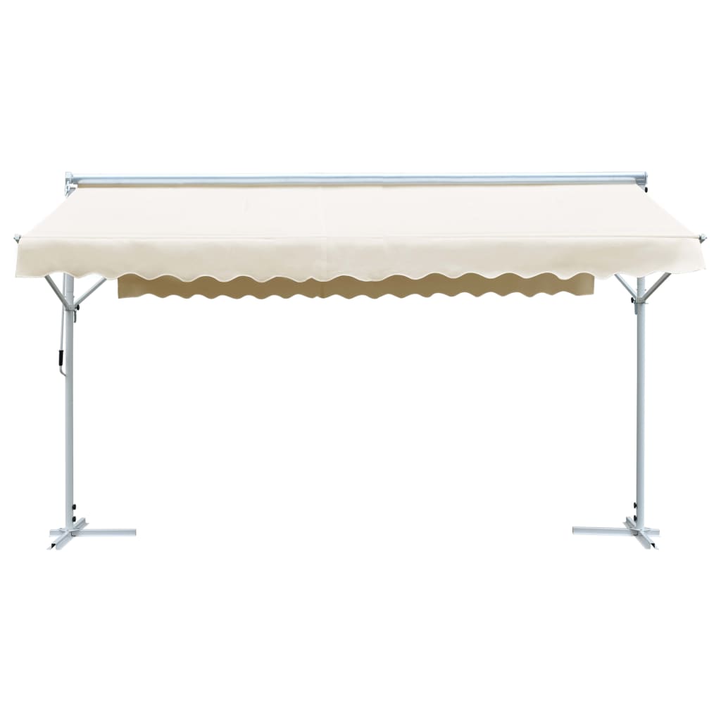 Tenda Parasole con Piedistallo 500x300 cm Crema | homemem39