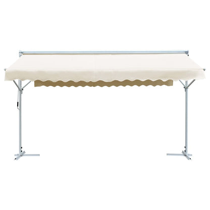 Tenda Parasole con Piedistallo 500x300 cm Crema | homemem39