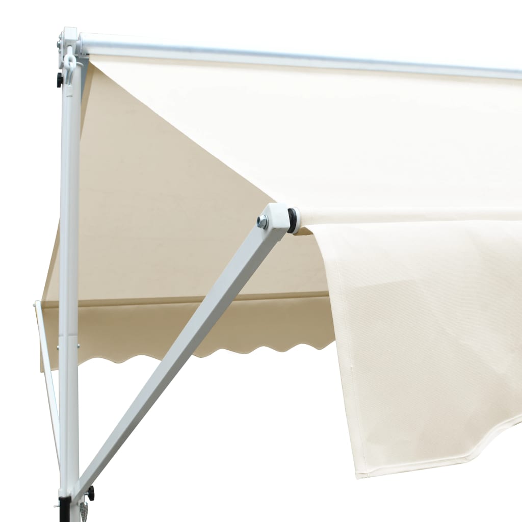 Tenda Parasole con Piedistallo 500x300 cm Crema | homemem39