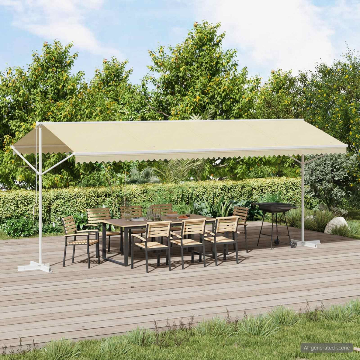 Tenda Parasole con Piedistallo