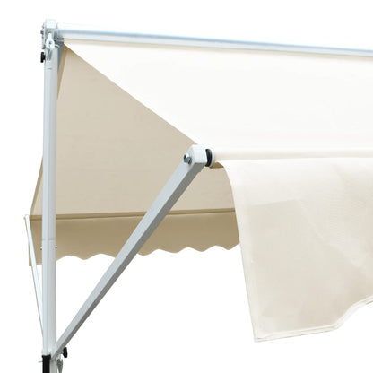 Tenda Parasole con Piedistallo 600x300 cm Crema | homemem39