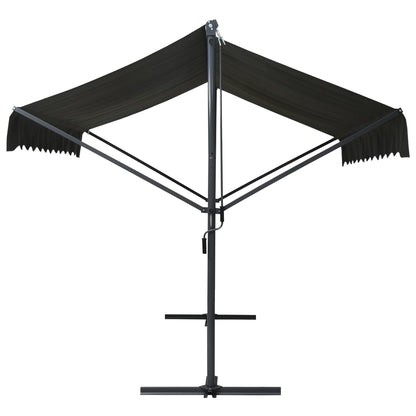 Tenda Parasole con Piedistallo 300x300 cm Antracite | homemem39