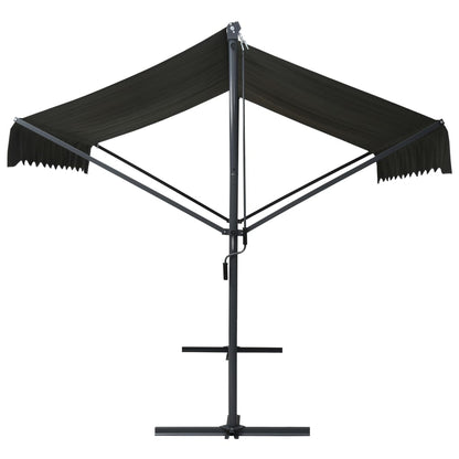 Tenda Parasole con Piedistallo 500x300 cm Antracite | homemem39