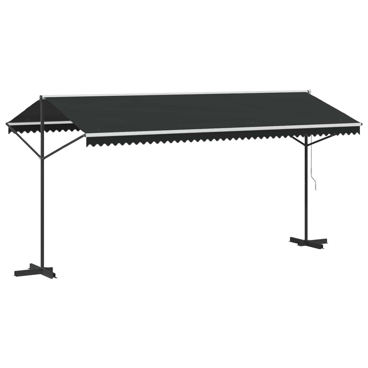 Tenda Parasole con Piedistallo 500x300 cm Antracite