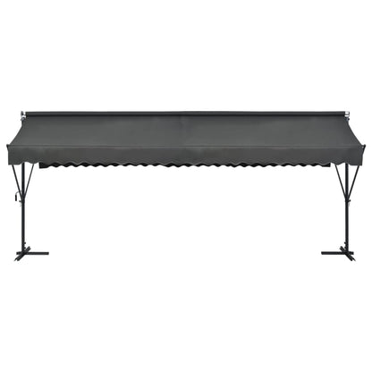 Tenda Parasole con Piedistallo 600x300 cm Antracite