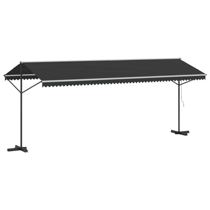 Tenda Parasole con Piedistallo 600x300 cm Antracite
