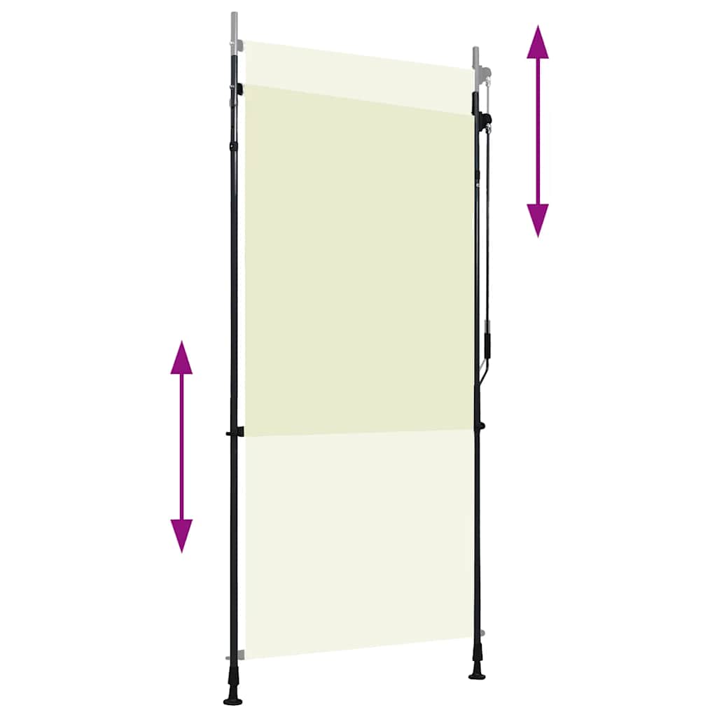 Tenda a Rullo per Esterni 100x270 cm Crema - homemem39