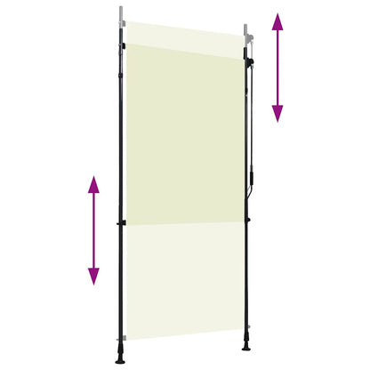 Tenda a Rullo per Esterni 100x270 cm Crema - homemem39