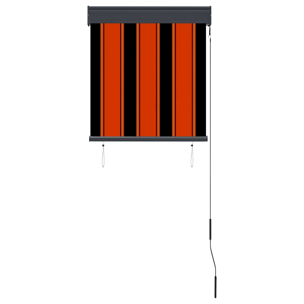 Tenda a Rullo per Esterni 60x250 cm Arancione e Marrone