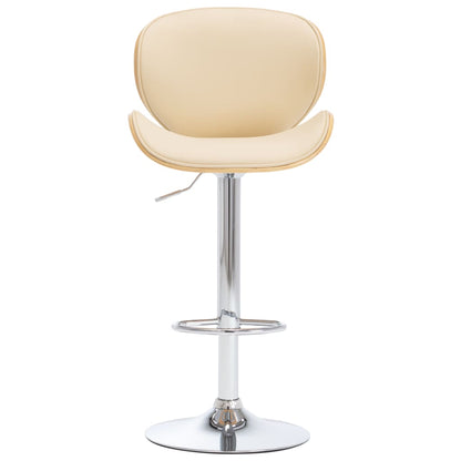 Sedia da Bar Crema in Similpelle | homemem39