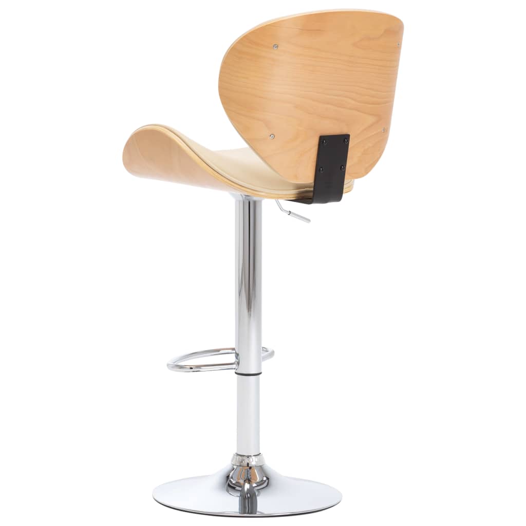 Sedia da Bar Crema in Similpelle | homemem39