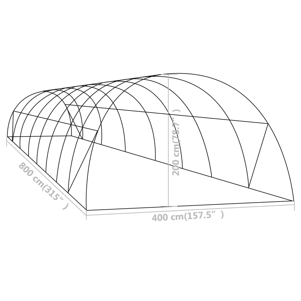 Serra 32 m² 8x4x2 m | homemem39