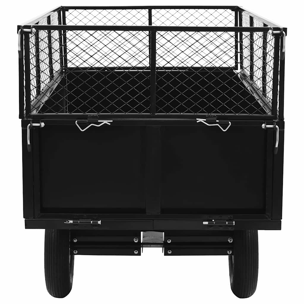 Rimorchio Ribaltabile per Tosaerba Capacità 300 kg - homemem39