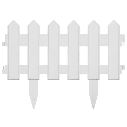 Bordi per Prato 25 pz Bianchi 10 m in PP - homemem39