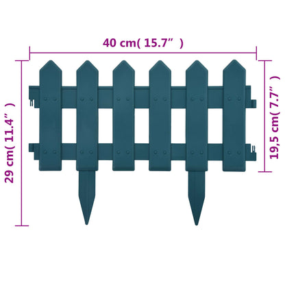 Bordi per Prato 25 pz Verdi 10 m in PP - homemem39