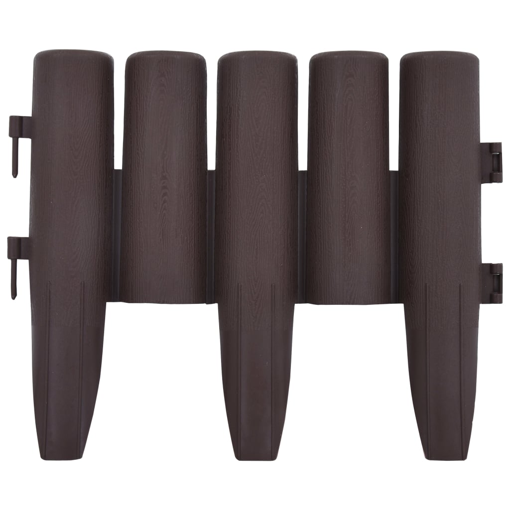 Bordature per Prato 36 pz Marroni 10 m in PP - homemem39